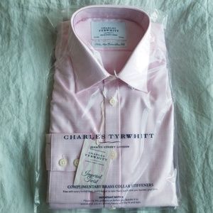 NEW Charles Tyrwhitt NON IRON Extra Slim Fit